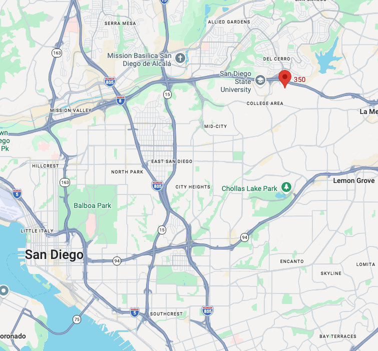 View our San Diego office location on Google Maps